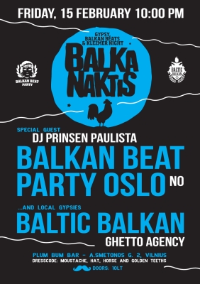 Vasario „Balkanaktyje“ nenustebkite pamatę apatinį trikotažą, svečiuose – DJ Prinsenas Paulista iš Oslo