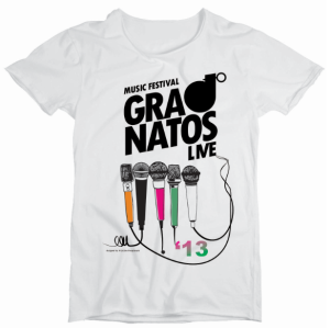 Muzikos festivaliui „Granatos Live“ – išskirtiniai dizainerės Kristinos Kruopienytės marškinėliai 
