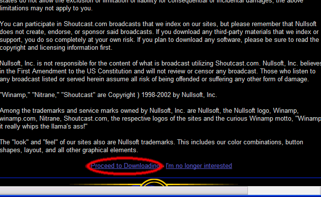 winamp interneto serverio diegimas shoutcast radijai