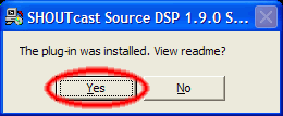 radija internetu diegimo shoutcast dsp plugin perskaitymo failas